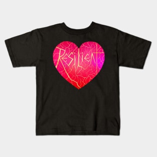 Resilient Kintsukoroi Heart Kids T-Shirt